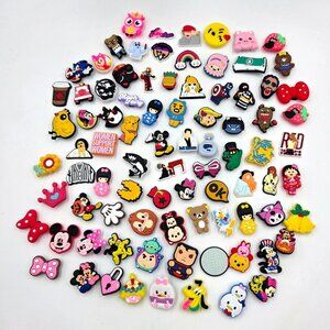 Shoe Charms Jibbitz Rubber Lot Of 86 Female Singer Disney Sonic Girly Pop Read
